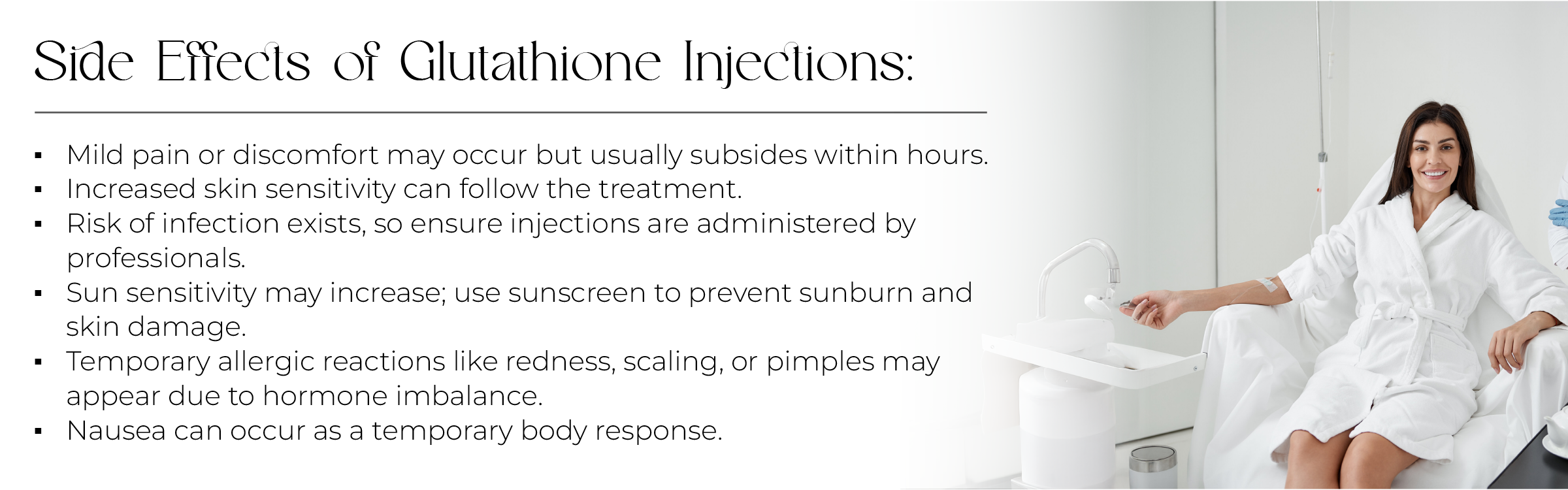 glutathione injection side effects